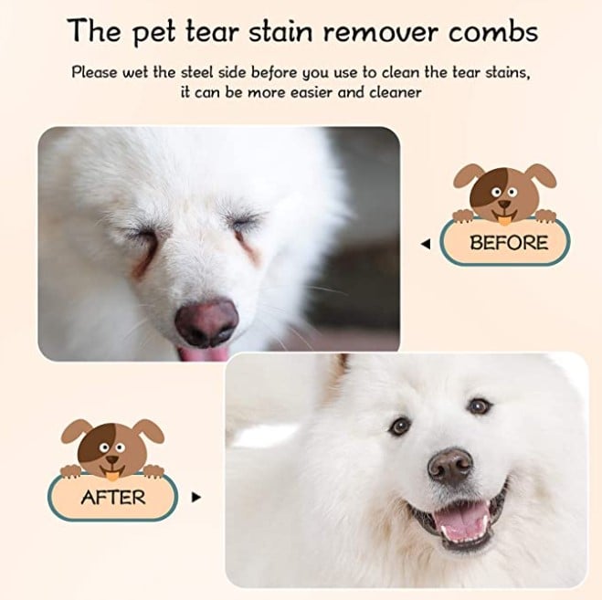 (🔥FACTORY OUTLET-49% OFF) Tear Stain Remover Comb (BUY MORE SAVE MORE)