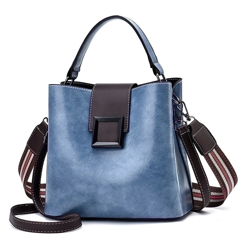 Women's Medium All Seasons Pu Leather Basic Bucket Bag