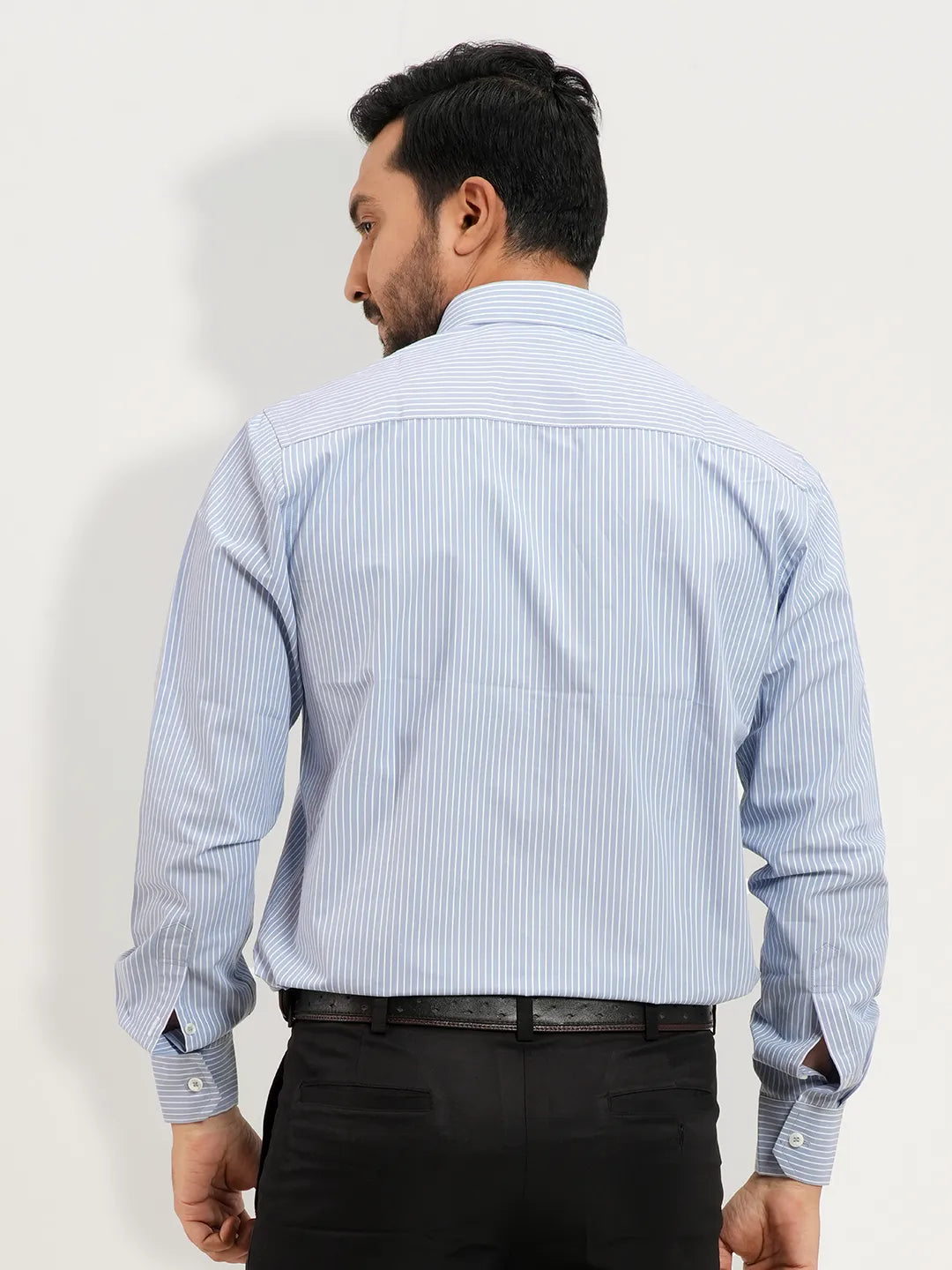 Men's Sky Striped Formal Shirt