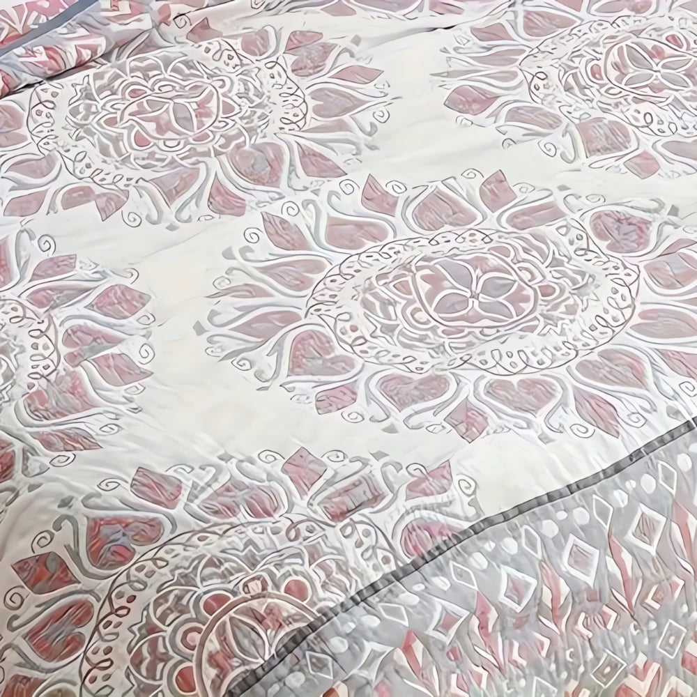 Floral Cotton Comfort Blanket