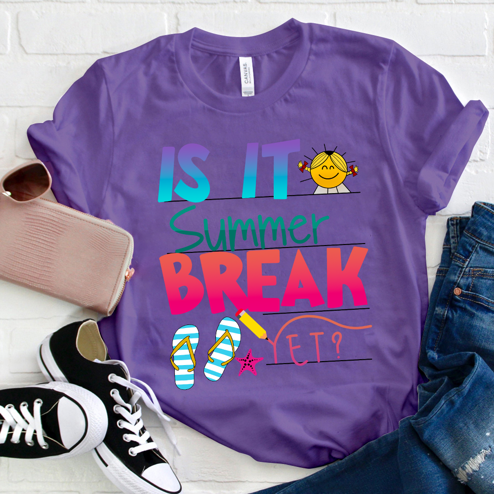 Is It Summer Break Yet Little Girl T-Shirt