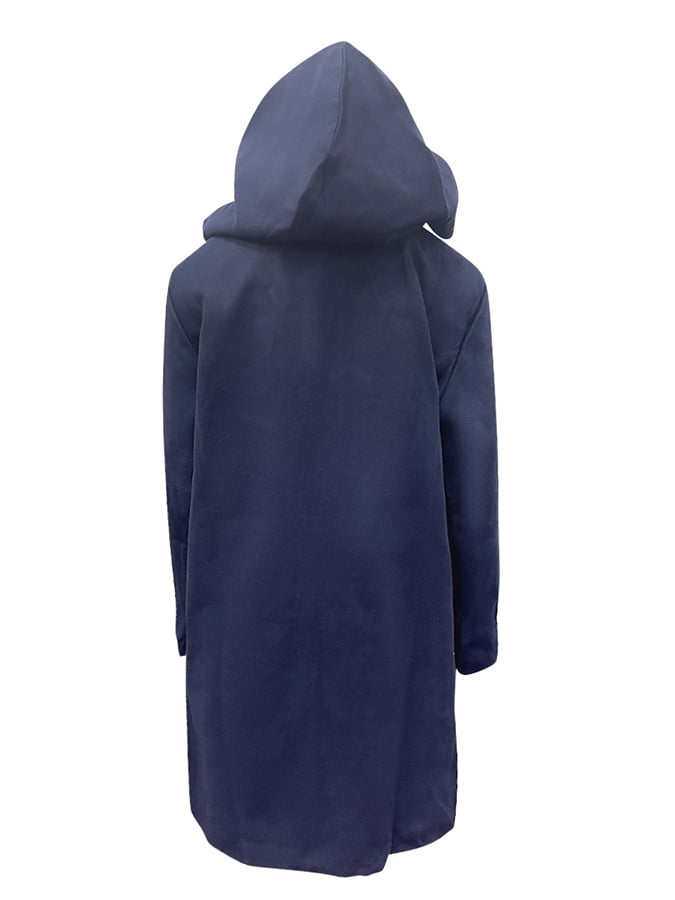 Men's Vintage Casual Toggle Solid Color Turndown Collar Coat