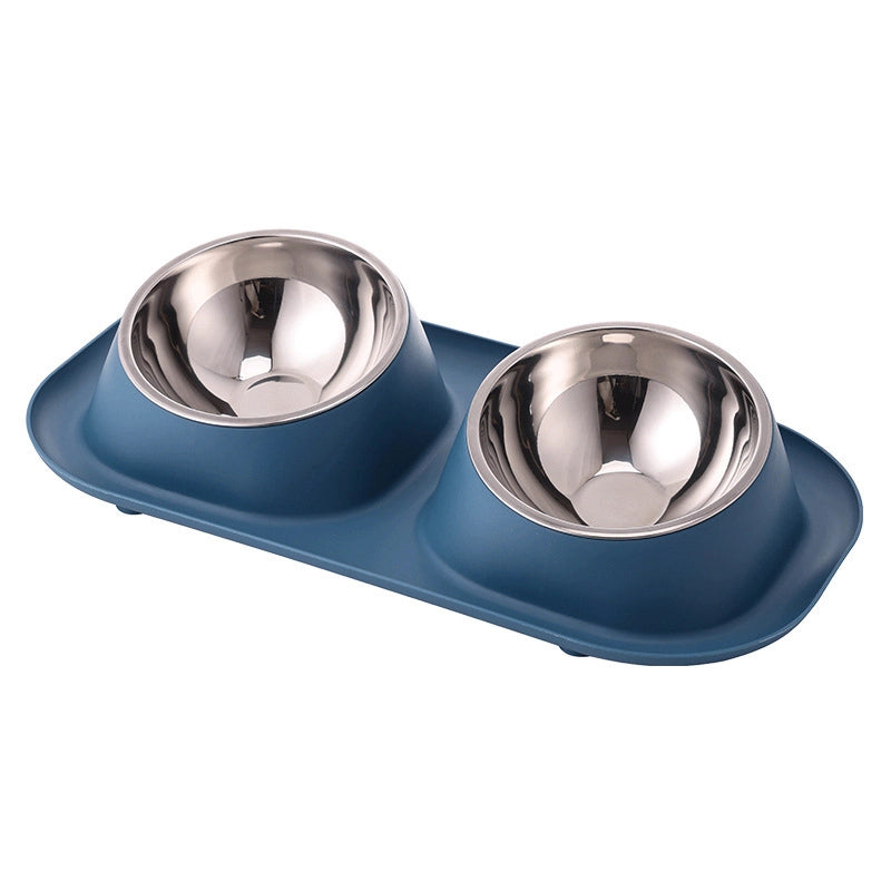 Popular Pet Bowl Double Bowl Pet Dog Basin Anti-splash Dog Bowl Cat Bowl Pet Supplies In Stock