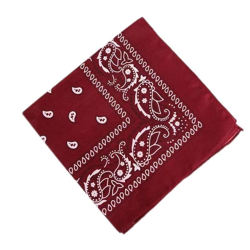 Supply Spot Batch Of Polyester 21g Cashew Flower Scarf Paisley Hip-hop Hip-hop Outdoor Polyester