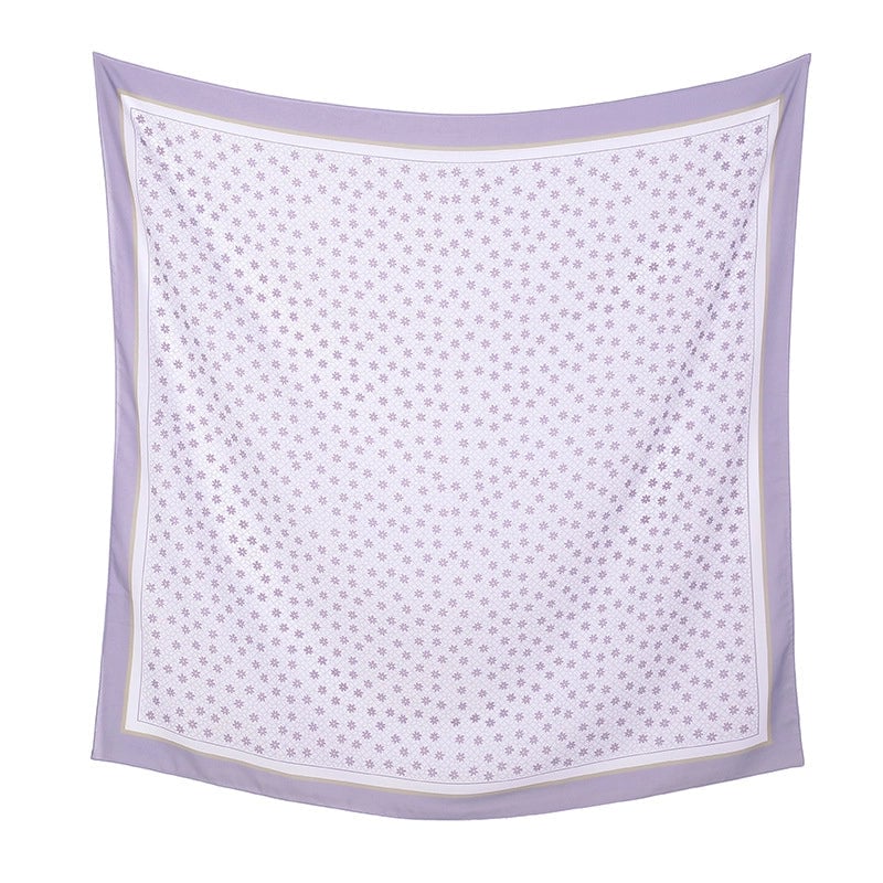 Women's Sweet Flower Polyester Kerchief