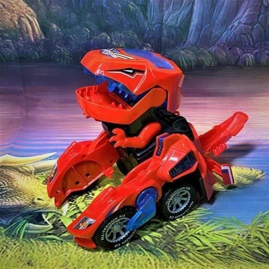 🔥  Special Sale 48% OFF🎁 LED DINOSAUR TRANSFORMATION CAR TOY