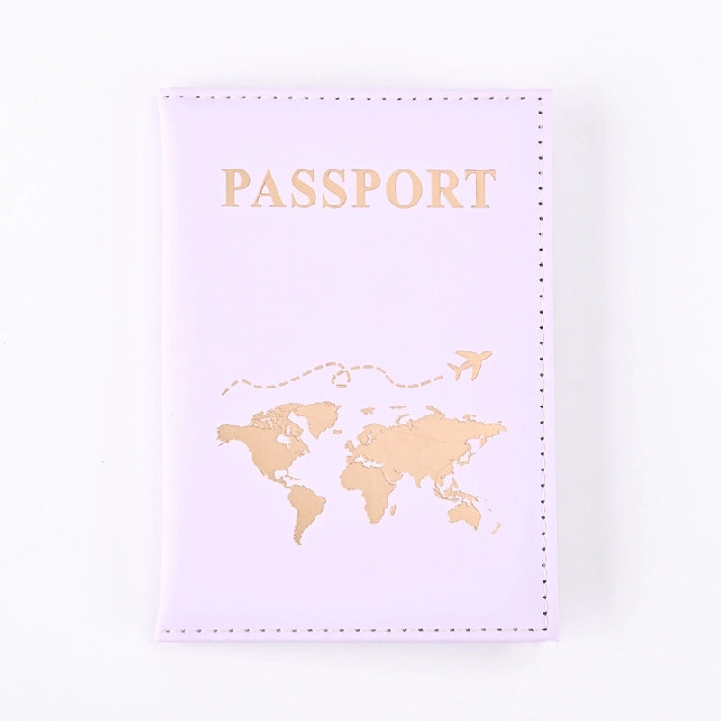 Popular Plain Skin PU Passport Protective Cover Passport Holder Machine Ticket Holder Passport In Stock Factory Direct Sales