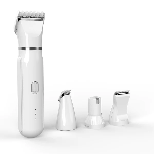 Ultimate Pet Grooming Kit 🐶 4-in-1 Electric Clippers with 4 Interchangeable Blades