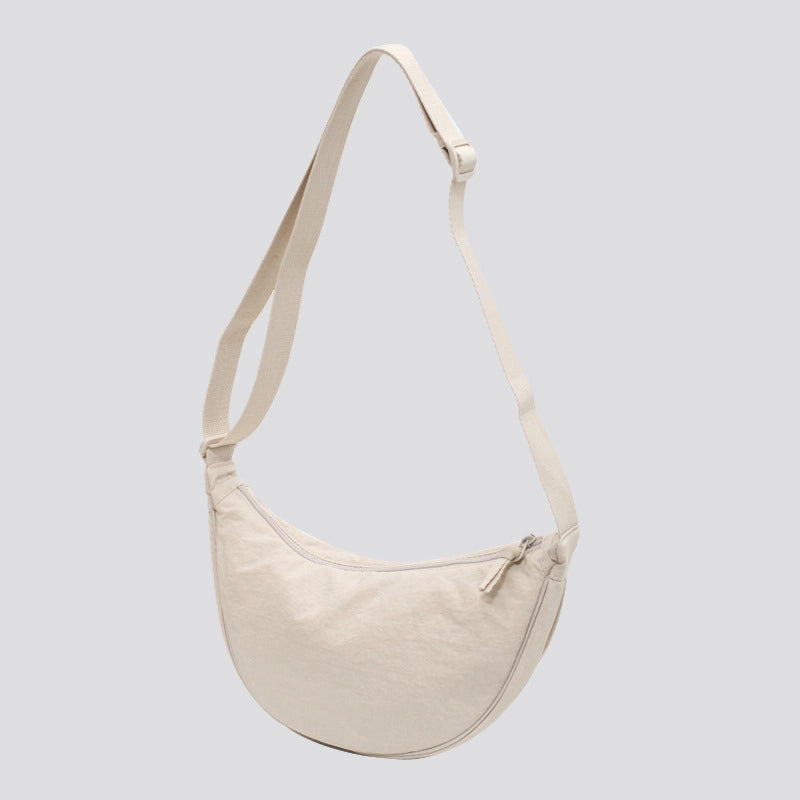 Women's Classic Style Solid Color Nylon Oxford Cloth Waist Bags