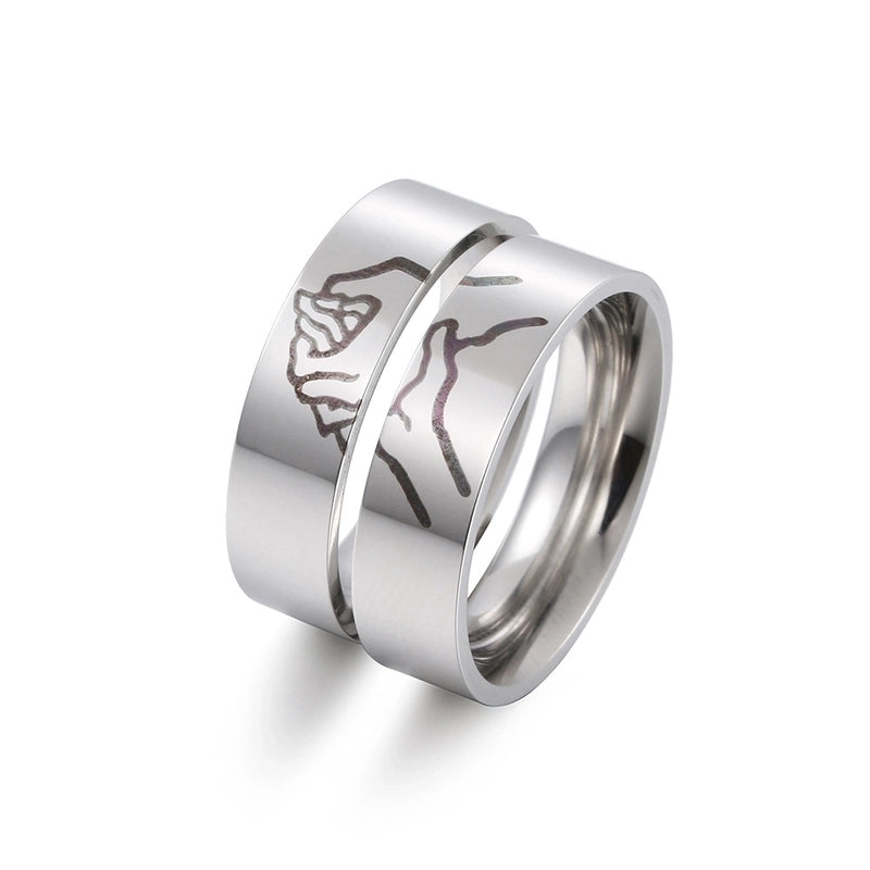 Streetwear Letter 201 Stainless Steel No Inlaid Polishing