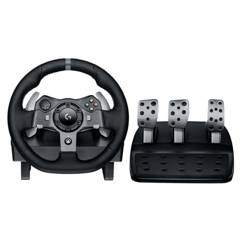 Logitech - Volante de carreras y pedales G920 Driving Force para Xbox Series X|S, Xbox One, PC - Negro