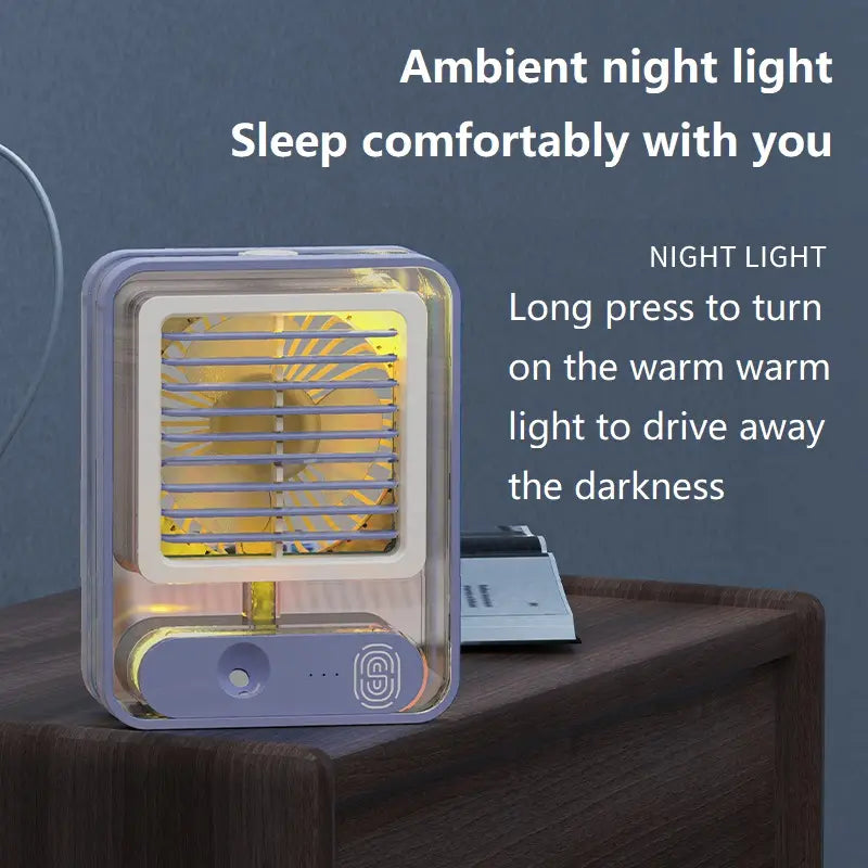 Transparent Spray Light Fan