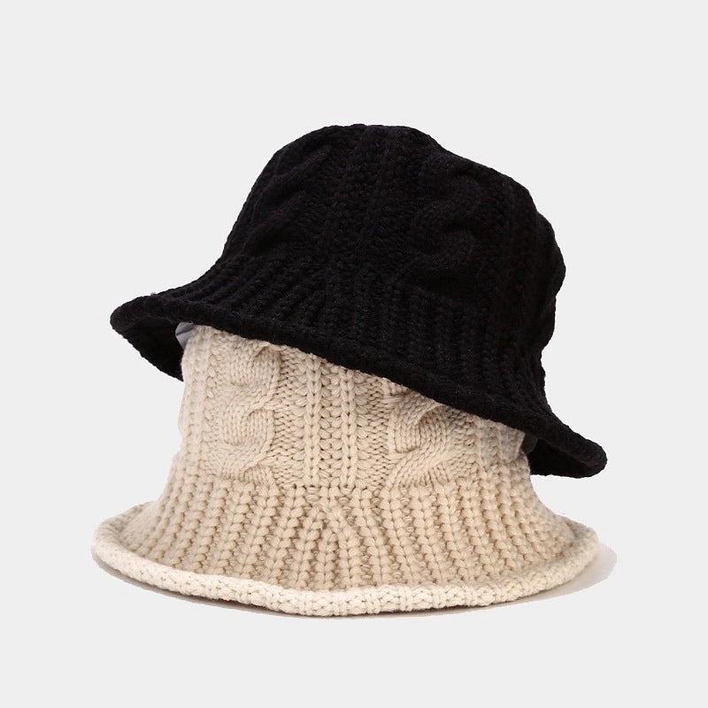 Women's Minimalist Solid Color Wide Eaves Bucket Hat