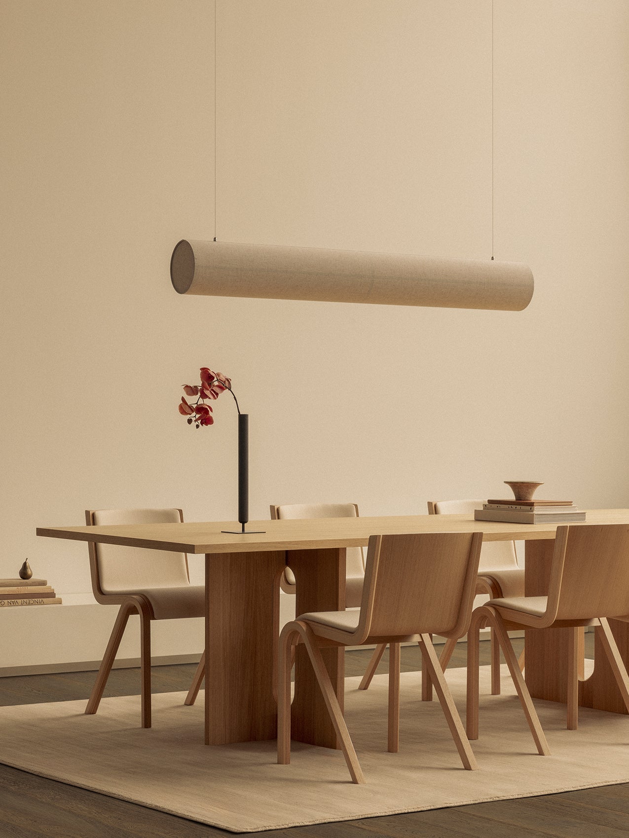 Hashira Linear Pendant Lamp. Raw