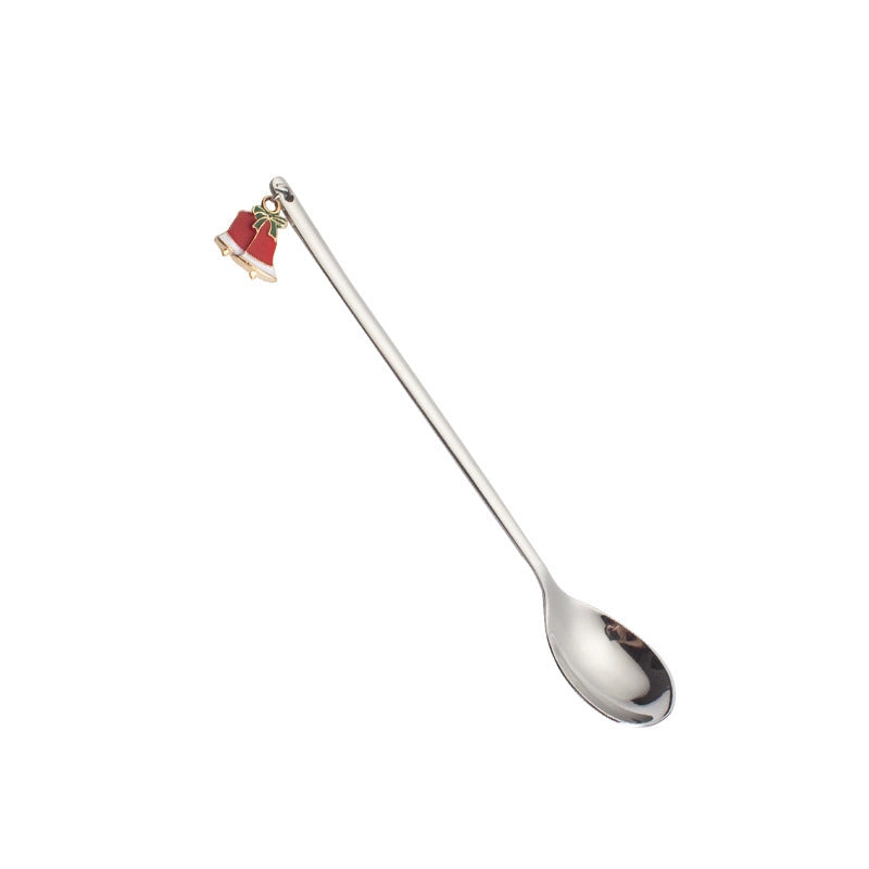Christmas Cute Solid Color Stainless Steel Spoon 1 Piece 1 Set