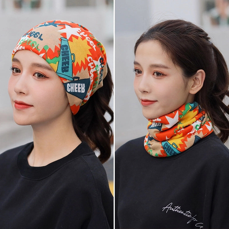 Unisex Casual Star Flower Polyester Scarf