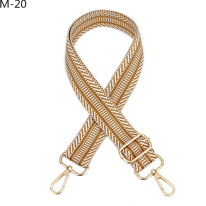 All Seasons Polyester Color Block Bag Strap