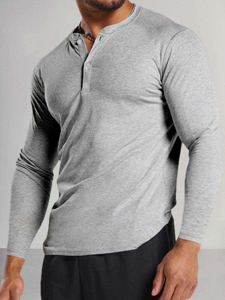 Classic Fit Soft Henley Shirt