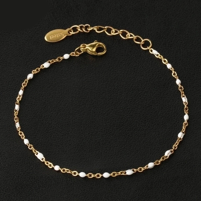Minimalist Geometric Titanium Steel Plating Bracelets