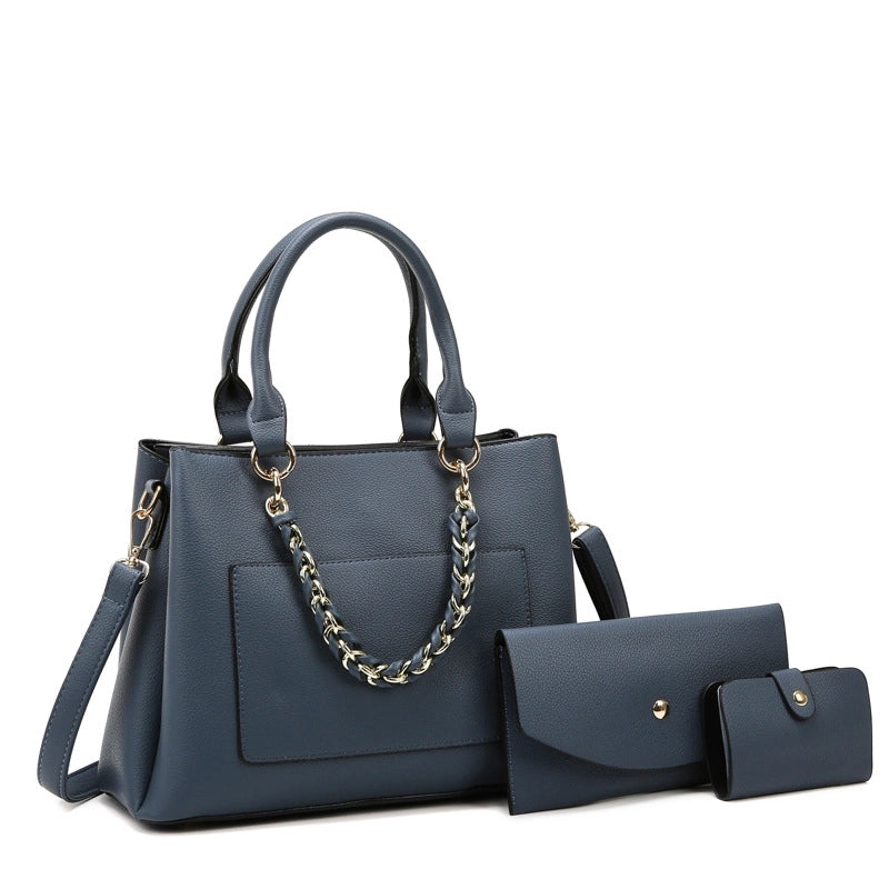 Women's Medium Pu Leather Fashion Bag Sets