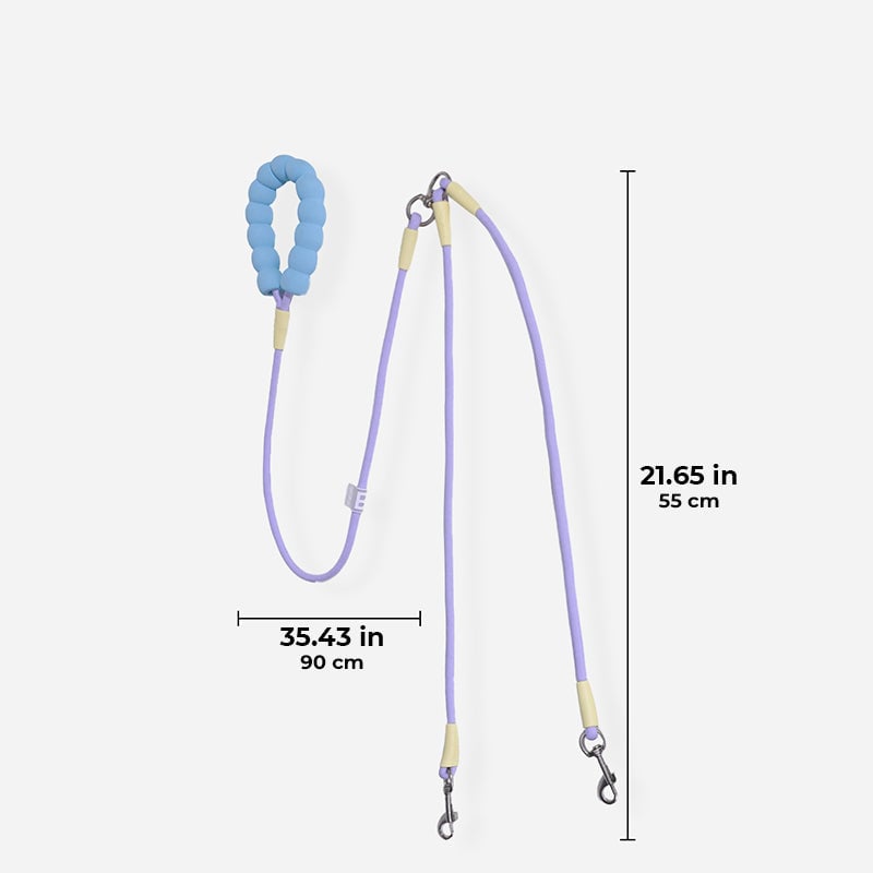 Multi-Purpose Double Leash No Tangle Dog Leash