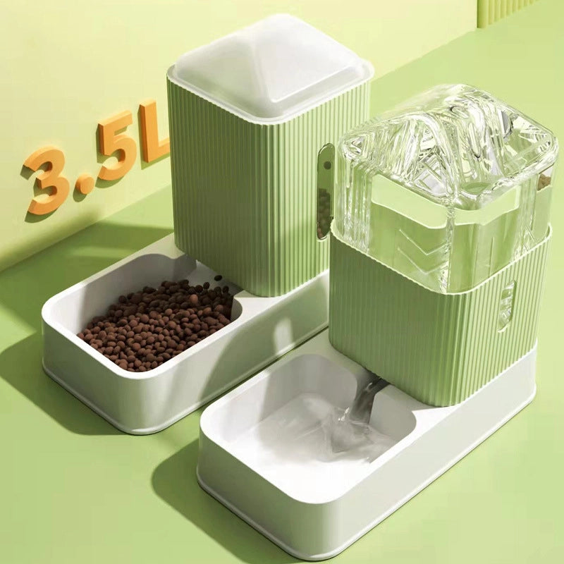 Minimalist PE PP Solid Color Pet Tableware