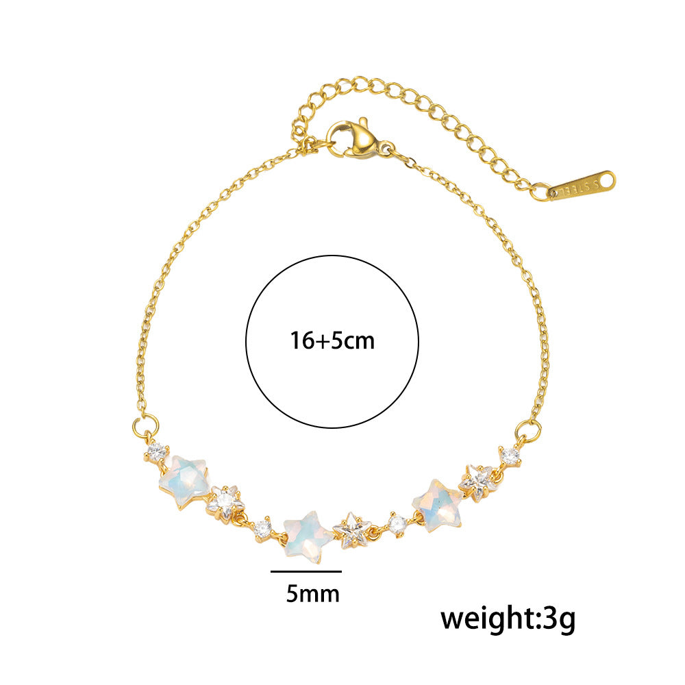 Fashionable Little Star Bracelet For Women Korean Style Niche Exquisite Versatile Girlfriends Bracelet