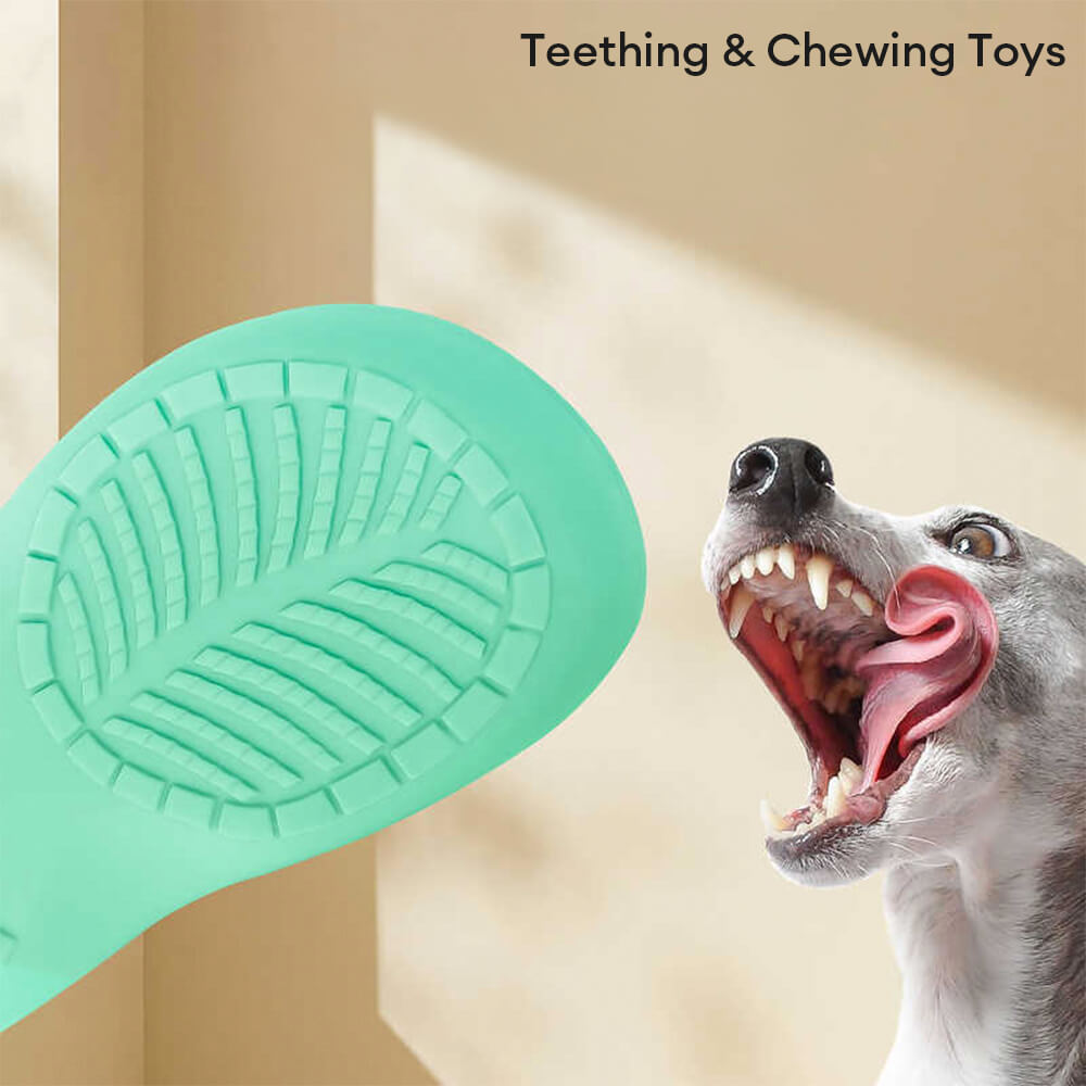 Latex Slipper Squeaker Interactive Durable Teeth Cleaning  Dog Toy