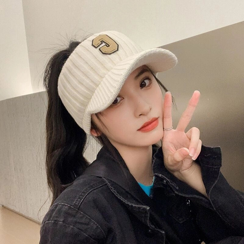 Women's Casual Letter Curved Eaves Baseball Cap