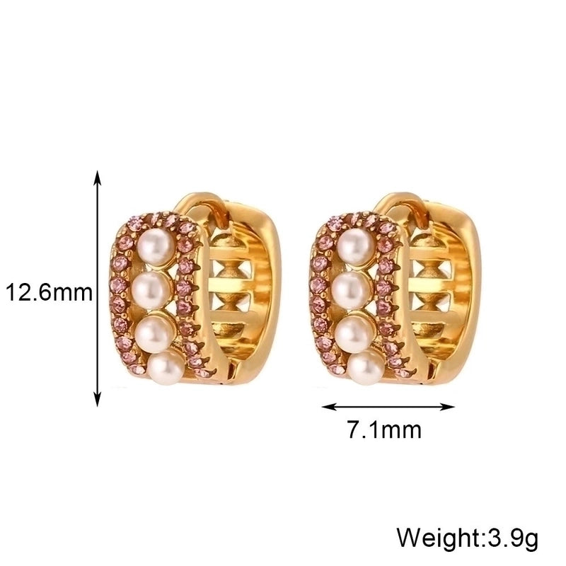 Basic Minimalist Classic Style Geometric 304 Stainless Steel 18K Gold Plated Necklace