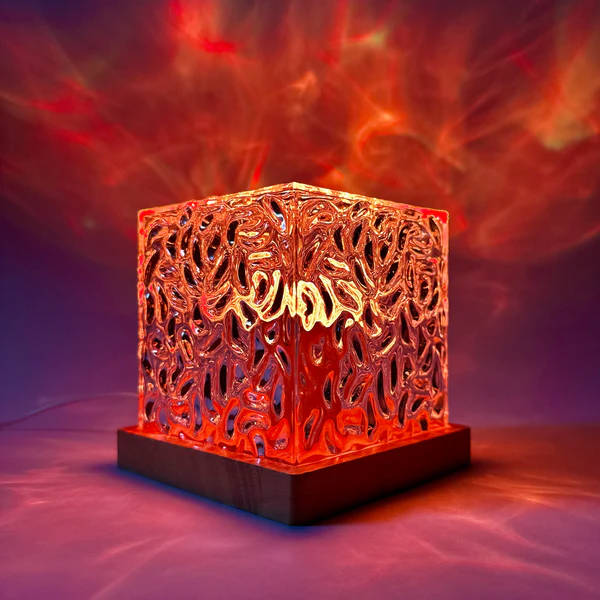 Dynamic Shadow Water Pattern Rotating Atmosphere Night Light