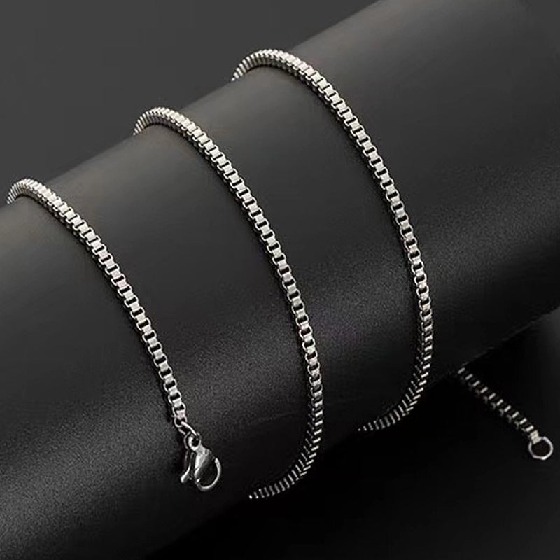 Minimalist Solid Color Stainless Steel Necklace In Bulk