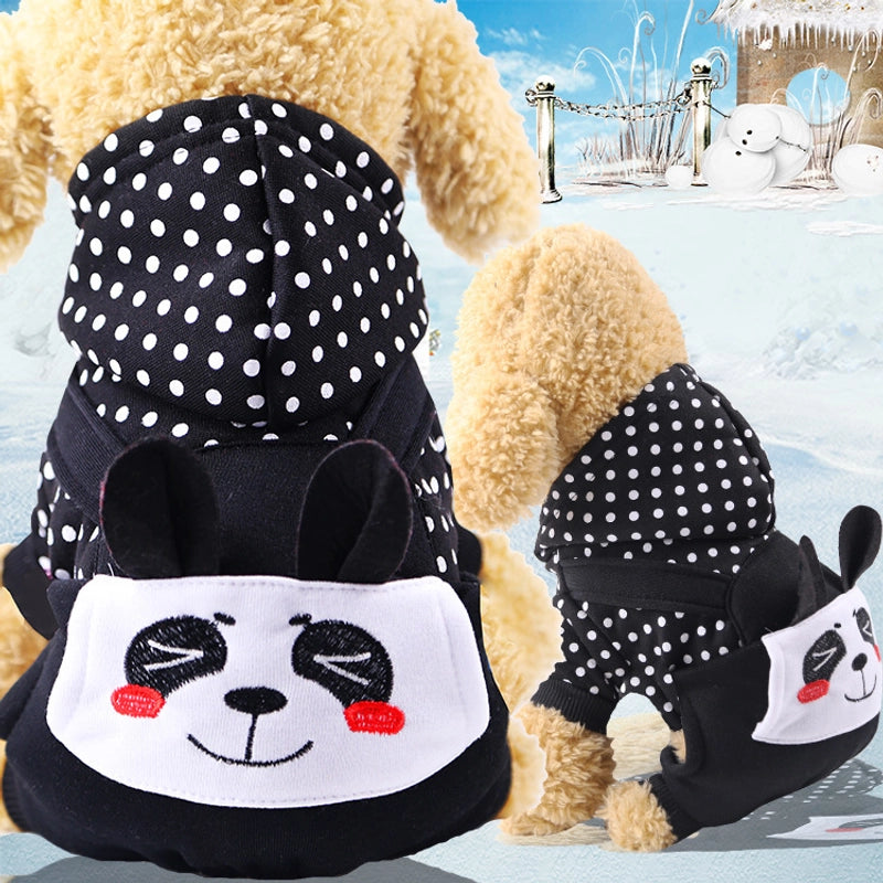 Four Leg Transformation Warm Pet Dog Cat Clothes Teddy Fadou Autumn And Winter Clothing Products Warm Thickened