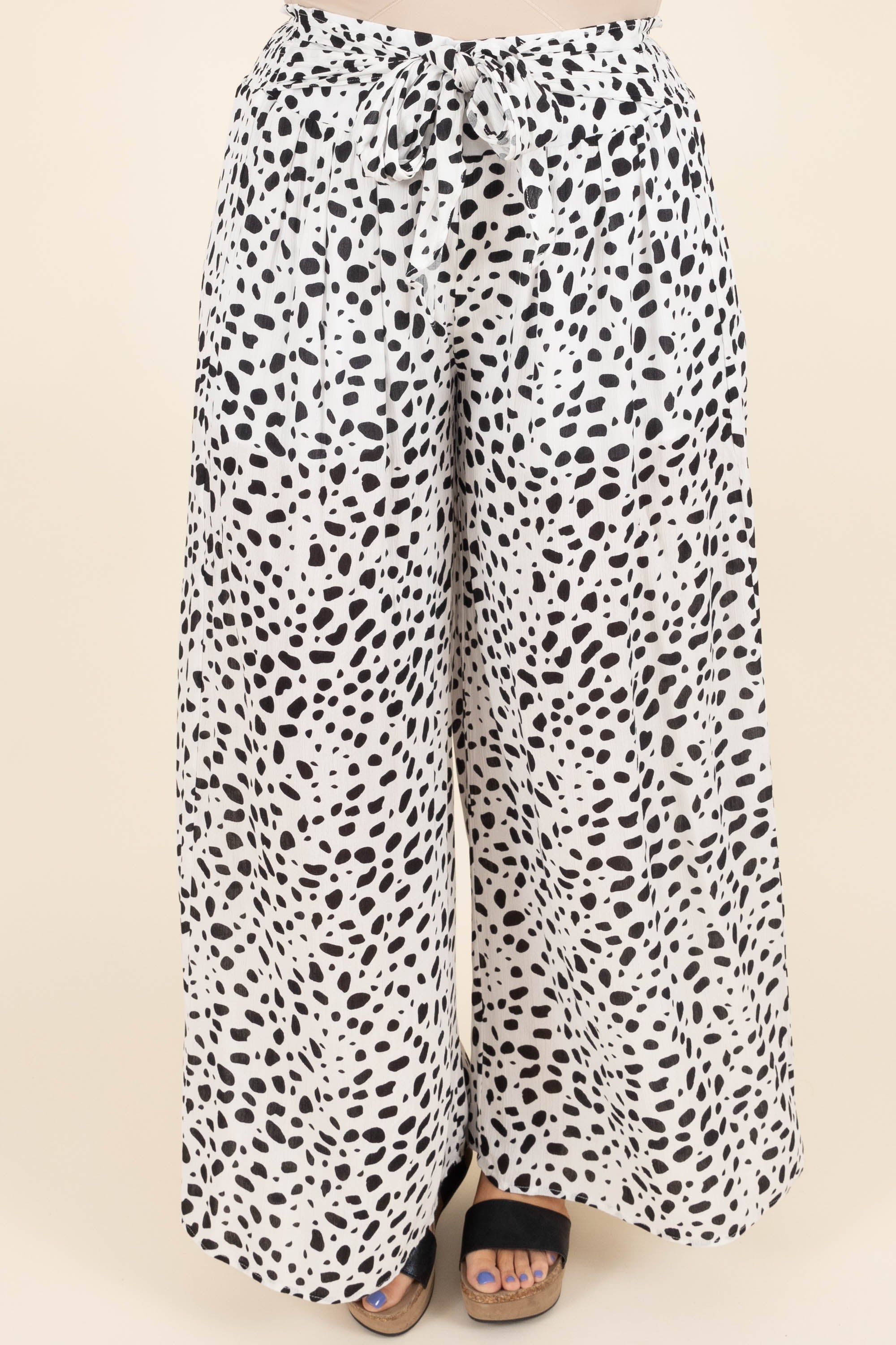 Hundred And One Spots Pants. White