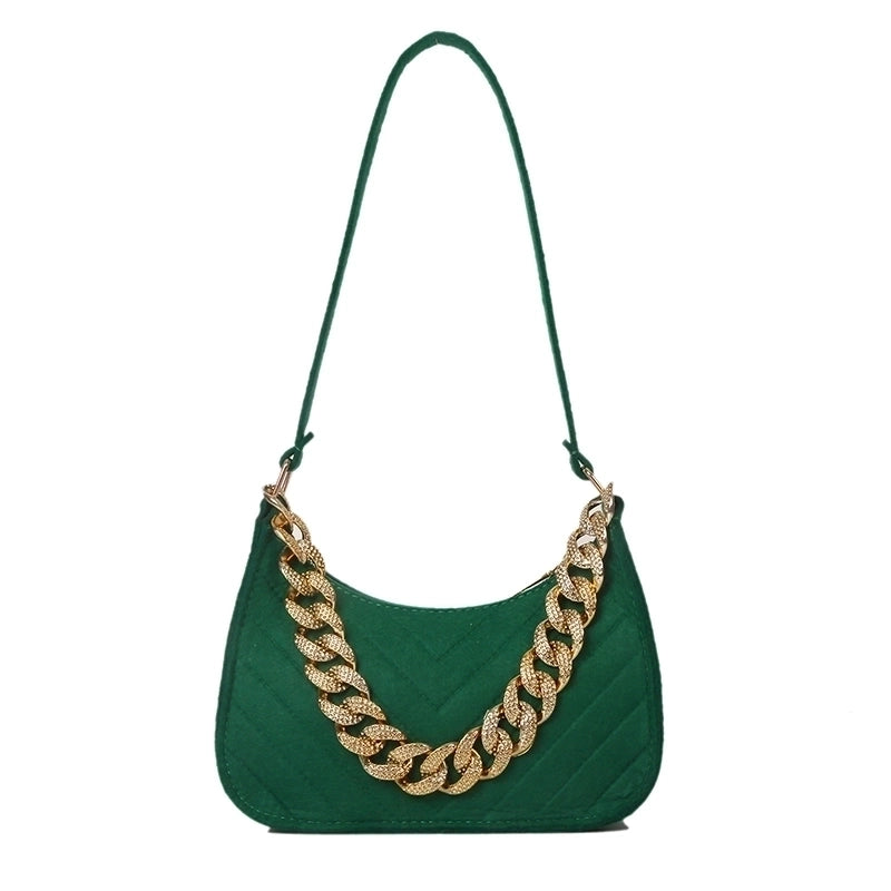 Women's All Seasons Suede Fashion Underarm Bag