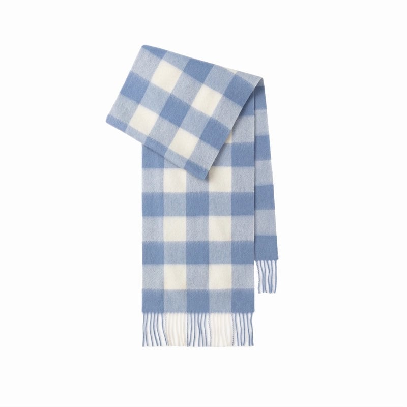 Wool Scarf Advanced Sense Simple Plaid Spring Clothing Women's Clothing Batch Winter Explosions For Women And Men