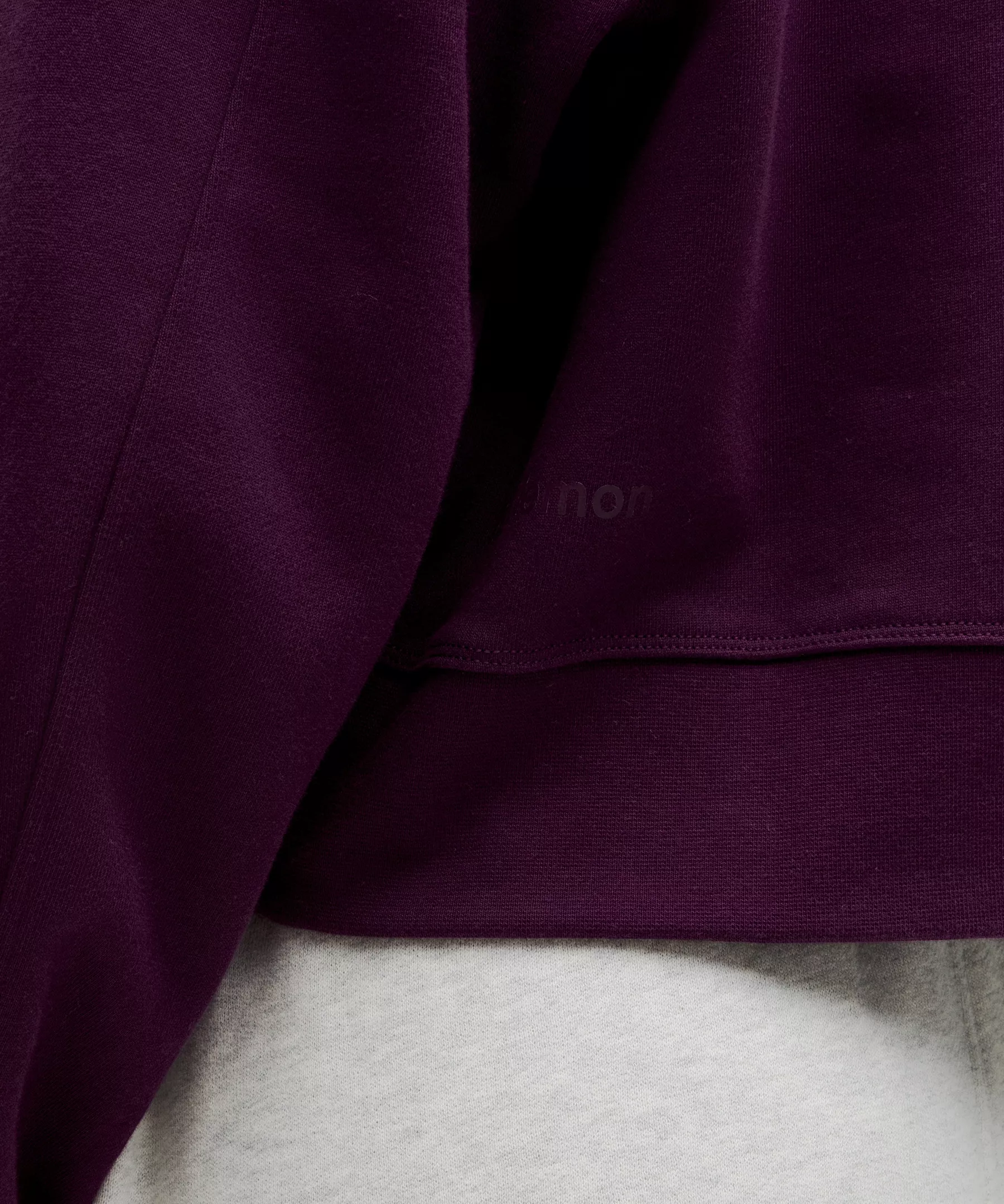 Perfectly Oversized Cropped Crew French Terry