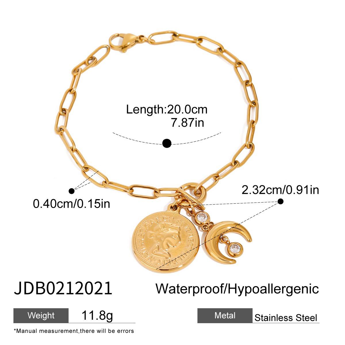18K Gold Stainless Steel Star Bracelet Jewelry Titanium Steel