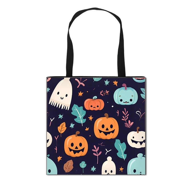 Halloween Canvas Pumpkin Cartoon Bat Cute