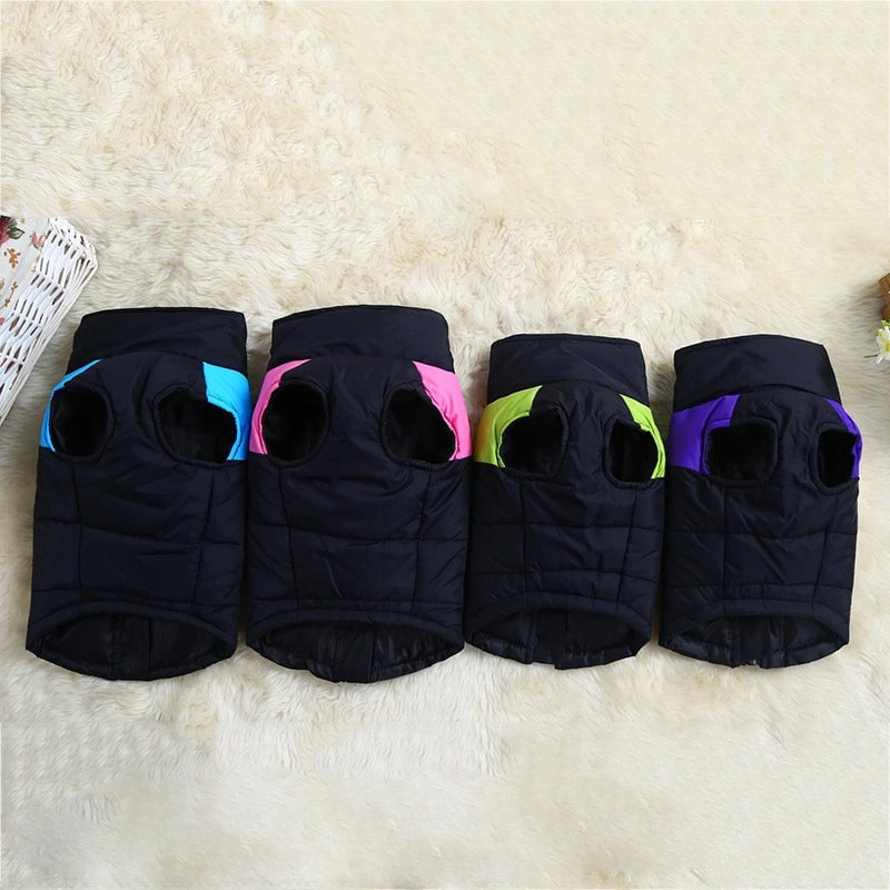 Autumn And Winter Pet Ski Clothing Dog Outdoor Cotton Clothes Vest Breathable Pet Products Dog Cotton Clothes