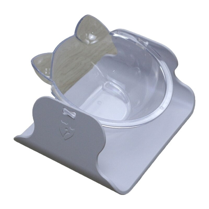 Tilted Raised Food Bowl