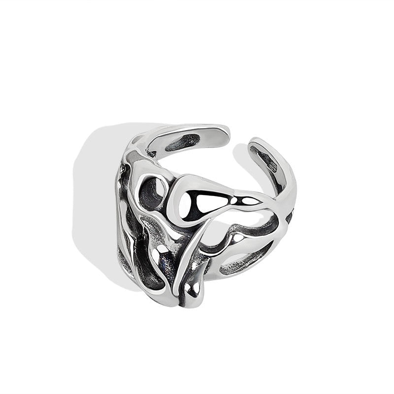 Molten Silver Ring