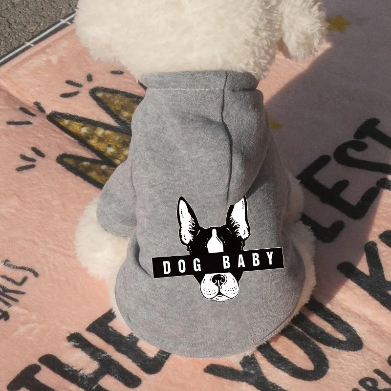 Padded Dog Sweater - Comfortable Fleece Clothing for Small. Medium. and Large Dogs