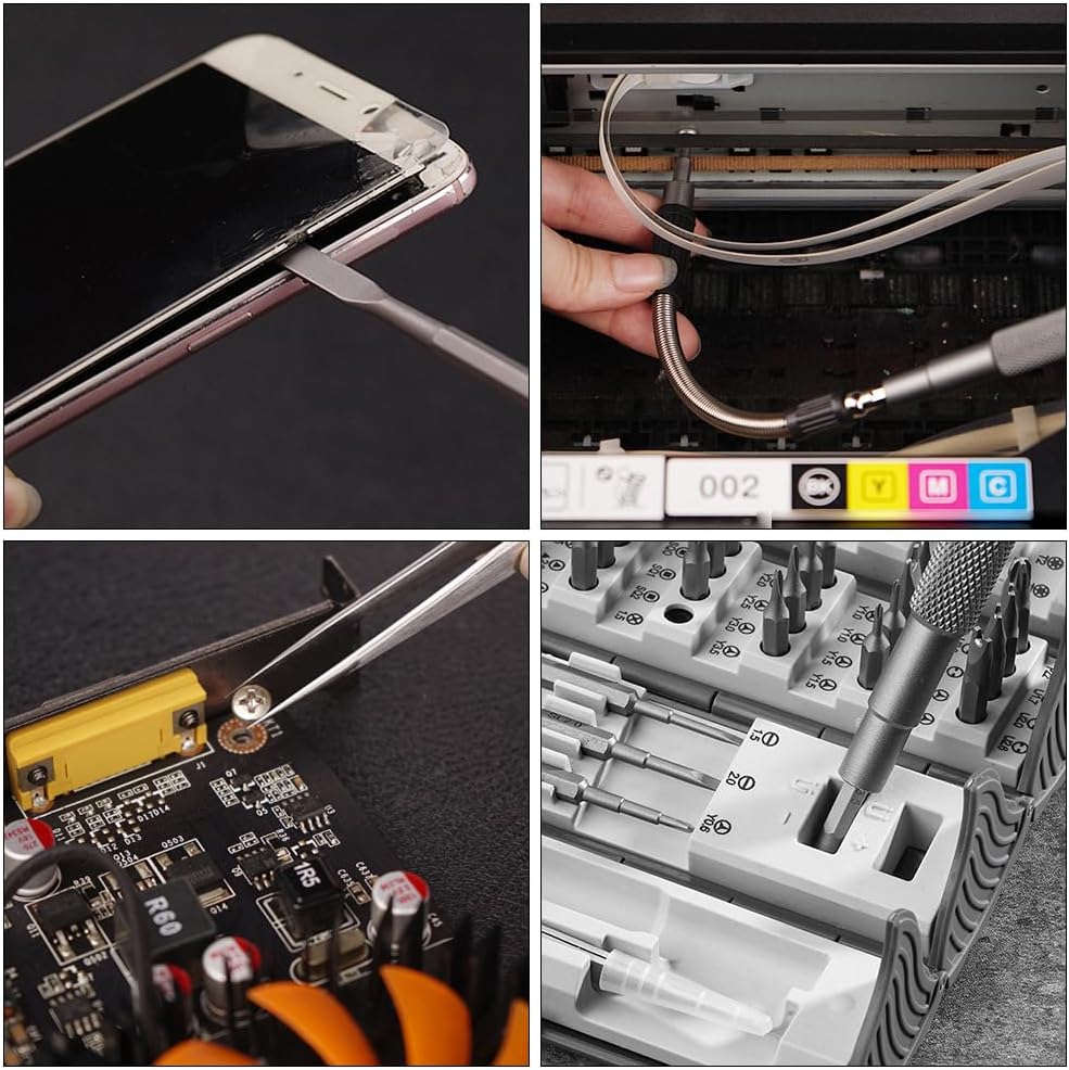 126 in 1 Bamboo Hand Screwdriver Set Multifunctional Precision Repair Set
