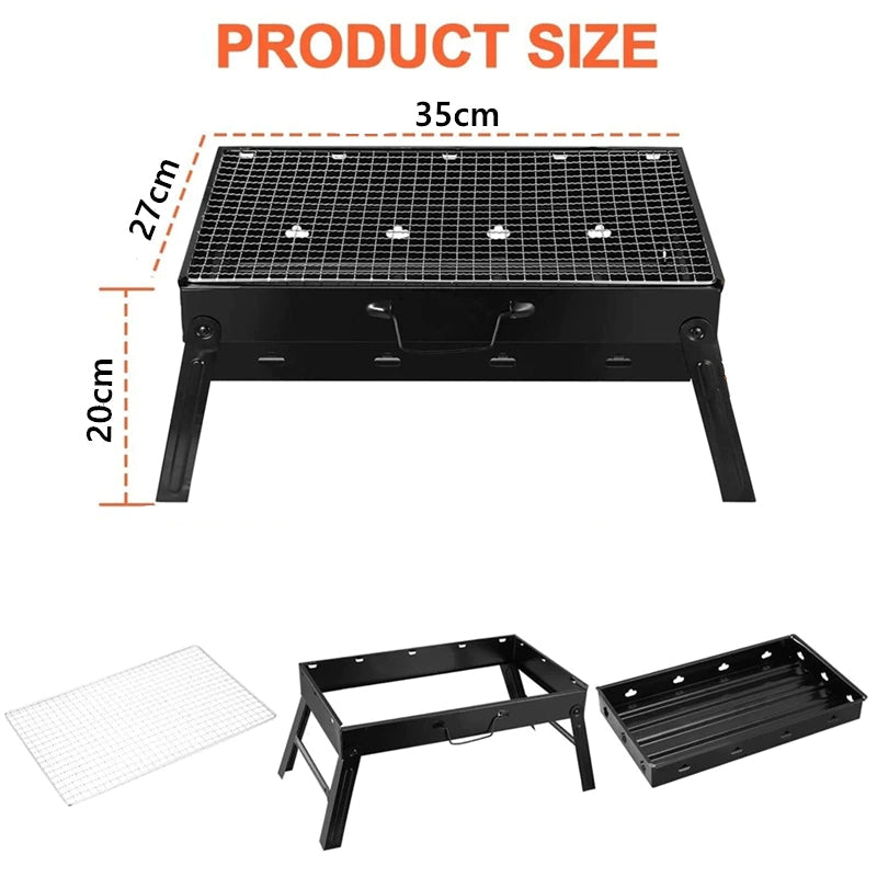 Barbecue Grill Portable Book Style