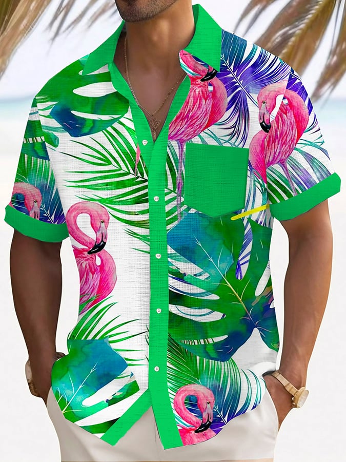 Men's Coco Flamingo Resort Casual Shirt