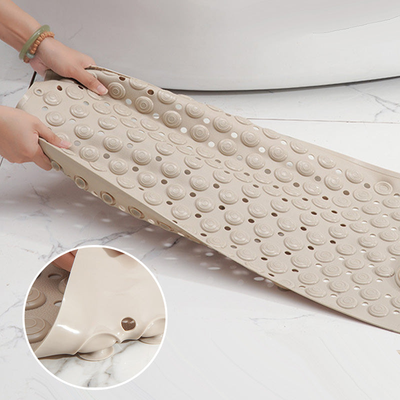 Bathroom Non Slip Massage Mat with Suction Cups and Drain Holes