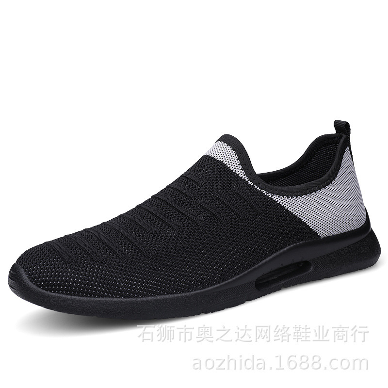 flats Mens Casual Shoes Men Slip-on Sock Sneakers Breathable Light Leisue Walking Jogging Running Tenis Masculino Adulto