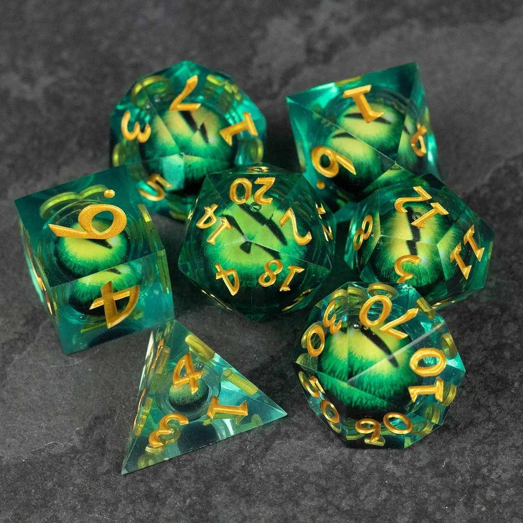 ⏰Promotion 48% OFF💥Lifelike Green Dragon Eye Dice