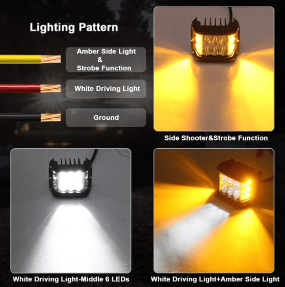 ⏰Last Day Promotion 49% OFF - Car Dual Sides LED Dual Color Light